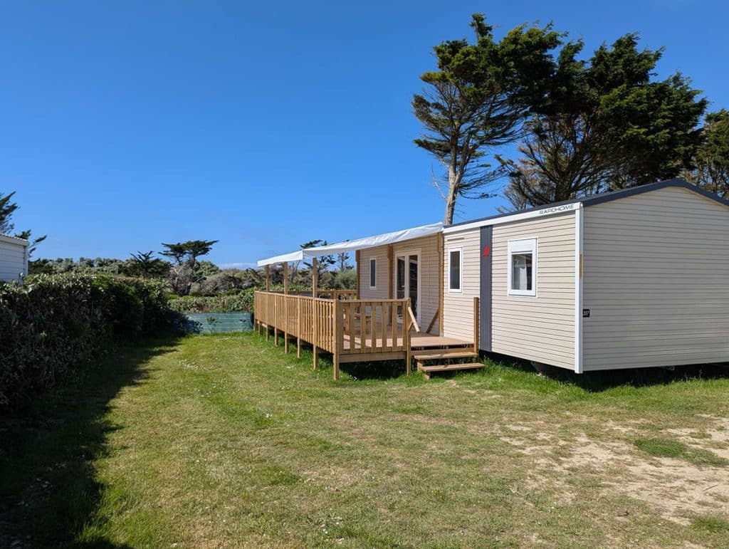 Location Mobil Home Finistre nord Bretagne plages bord de mer
